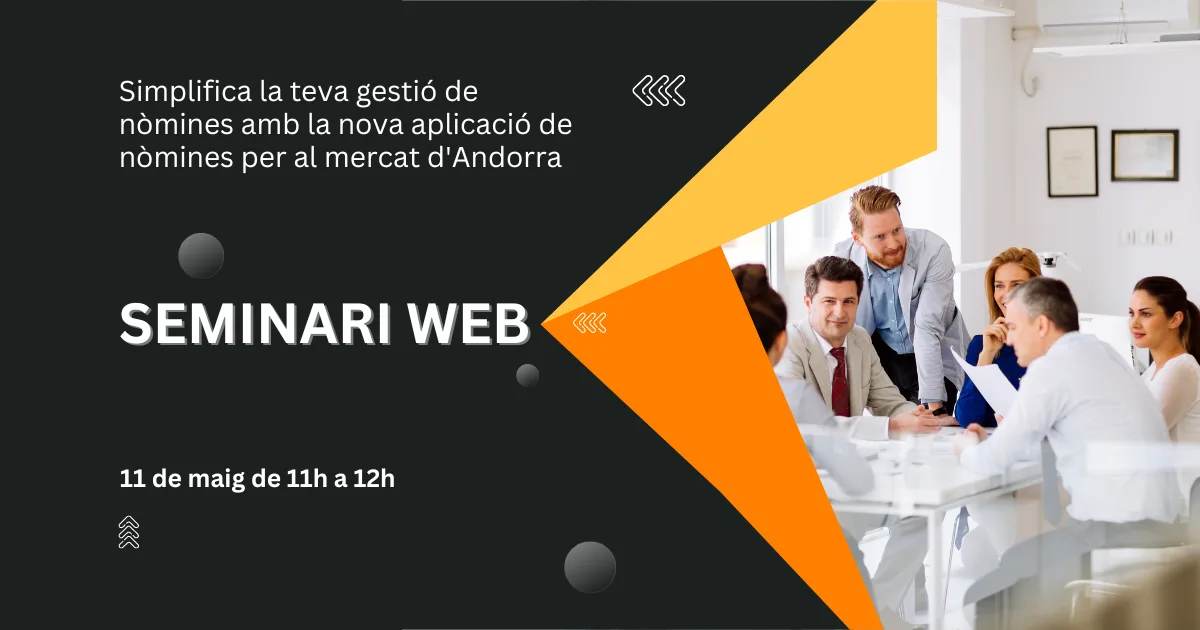 ? Webinar invitation: Simplify your payroll management with our new application – May 11 at 11:00 a.m.